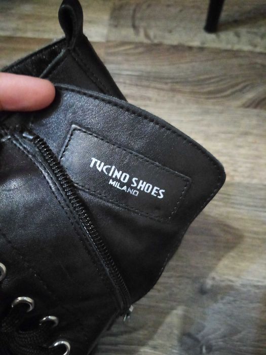 Кожени кубинки Tucino shoes Milano  36 номер