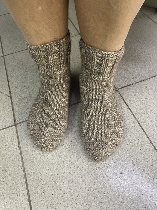 Носки вязаные из шерсти
