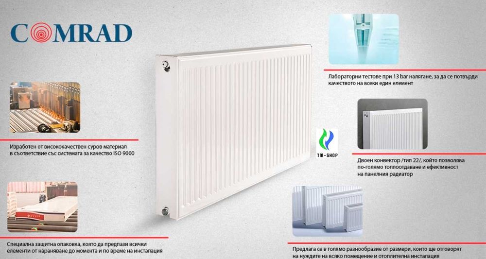 Панелен радиатор 600/1600