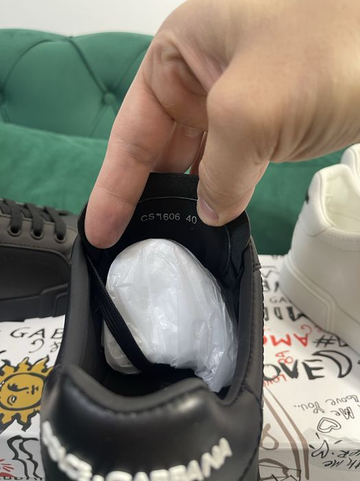 Adidasi Dolce Gabbana piele naturala 100% Full Box colectie noua