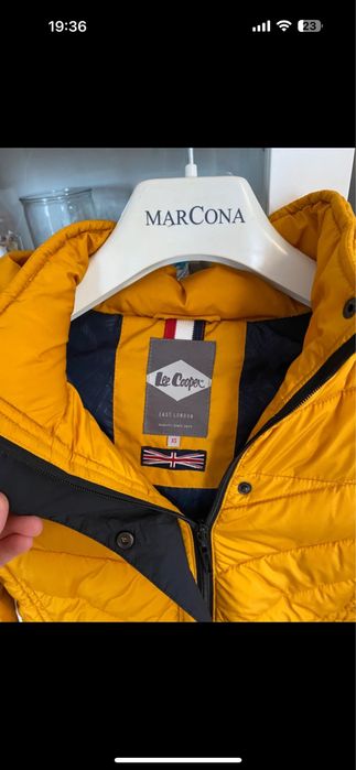 Geacă matlasată galben muștat Lee Cooper