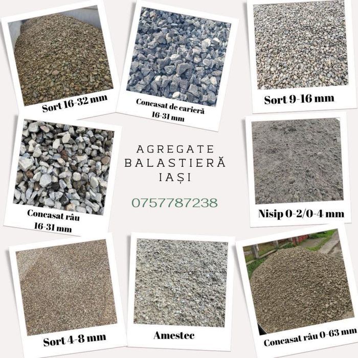 Sorturi 4-8/8-16/16-31 | Nisip 0-3 & 0-4/ Amestec | Transport asigurat