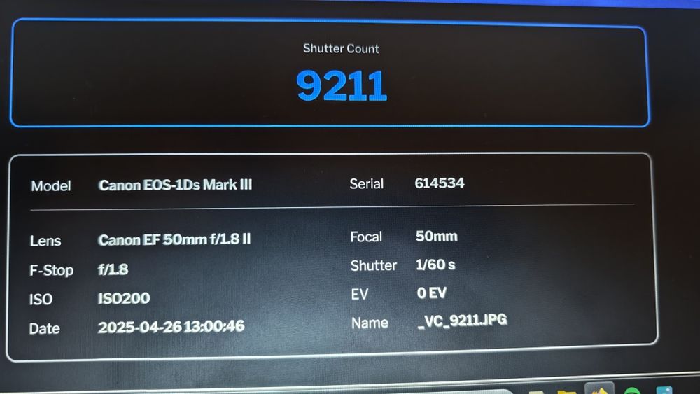 Canon 1DS markiii doar 10.000 cadre