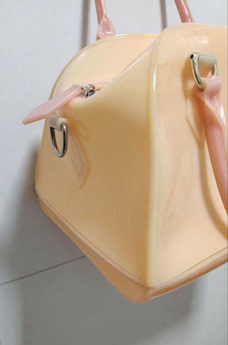 Candy Bag / Сумка Саквояж из пластичного ПВХ / Наподобие Furla
