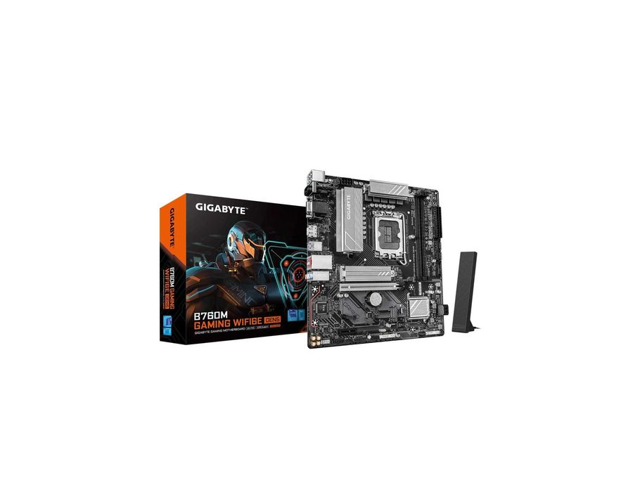 ' Материнская плата GIGABYTE B760M GAMING WIFI6E GEN5 (LGA1700, DDR5)