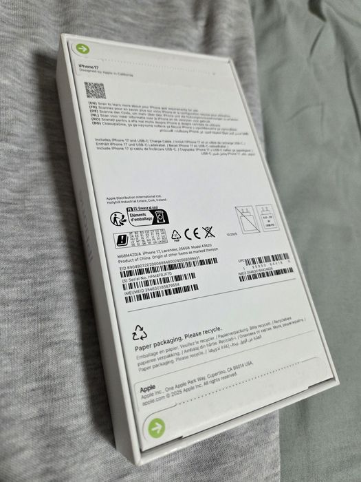 Iphone 17 lavender - чисто нов и неотварян