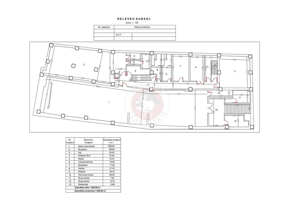 Plevnei I Imobil S+P+M+7E I 3058mp I 42 camere I B10544