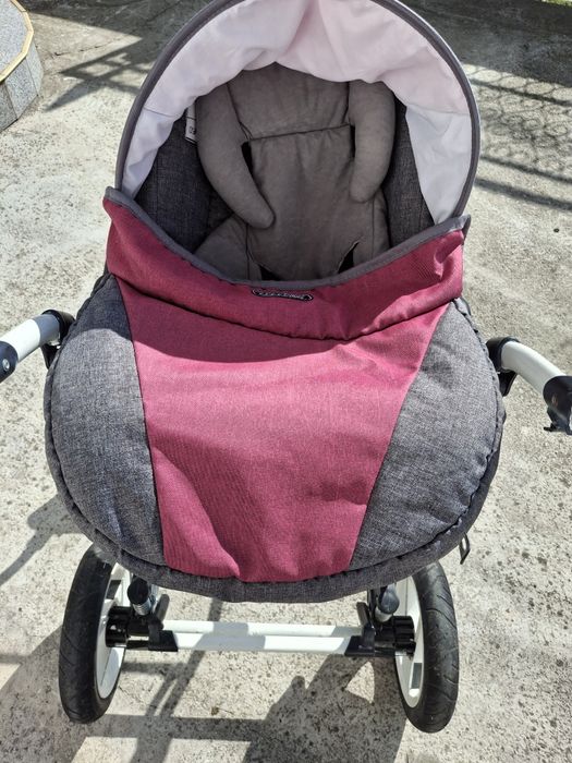 Vand carucior coccolle Gioia  Roz/Gri editie limitata