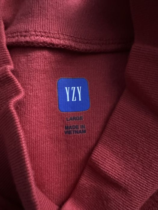 Tricou Yeezy GAP Dove No Seam, culoarea Red