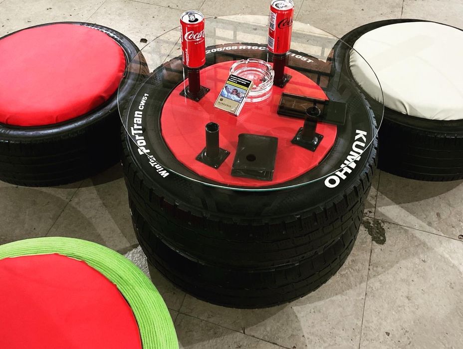 Масичка за кафе от гуми