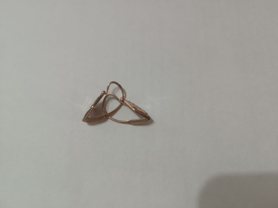 Серьги золотые советской поры 583проба