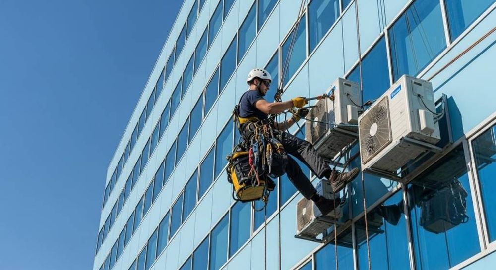 Установка кондиционер