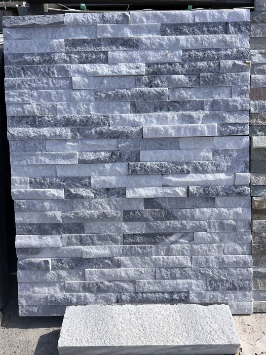 Placaj piatra naturala tip panel Cloudy Grey