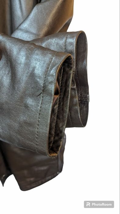Geaca/haina de piele maroniu,barbateasca mas 50-54