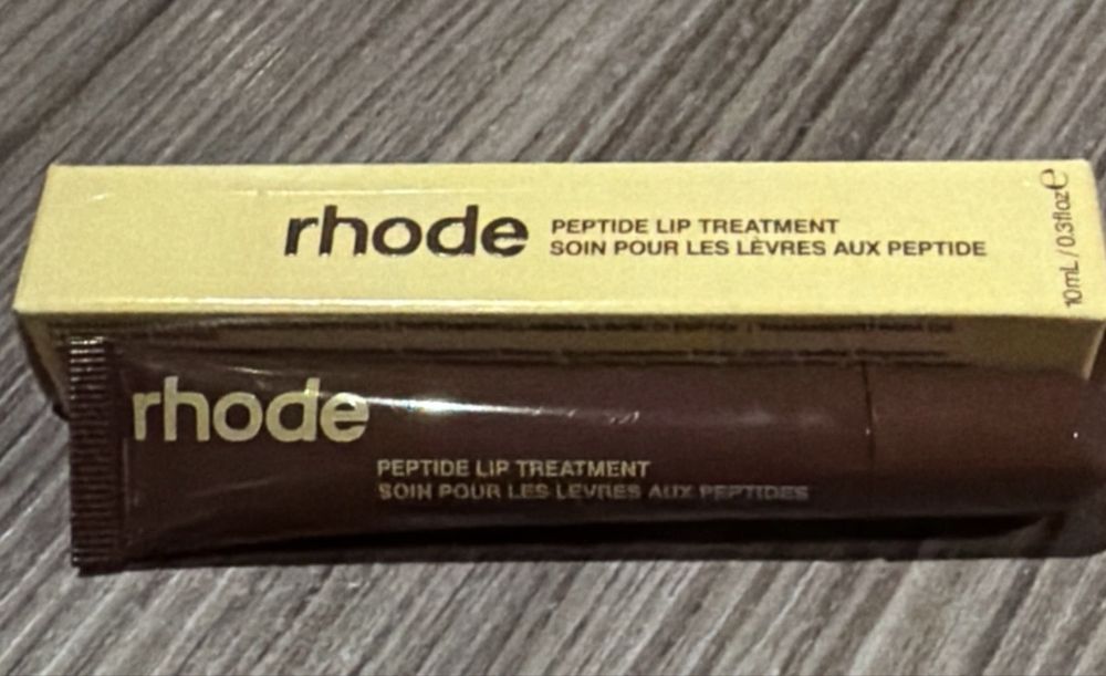 rhode Banana Peel хидрогел пачове за очи Eye Patches + Caramelized Banana Lip Gloss гланц, гланц с карамелизиран банан, Hailey & Justin Bieber
