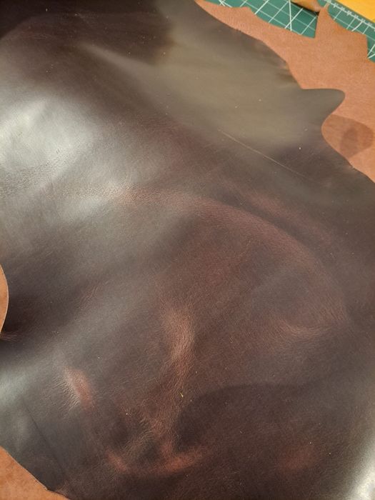 Piele naturala tabacita, la metru, marochinarie, leather handmade