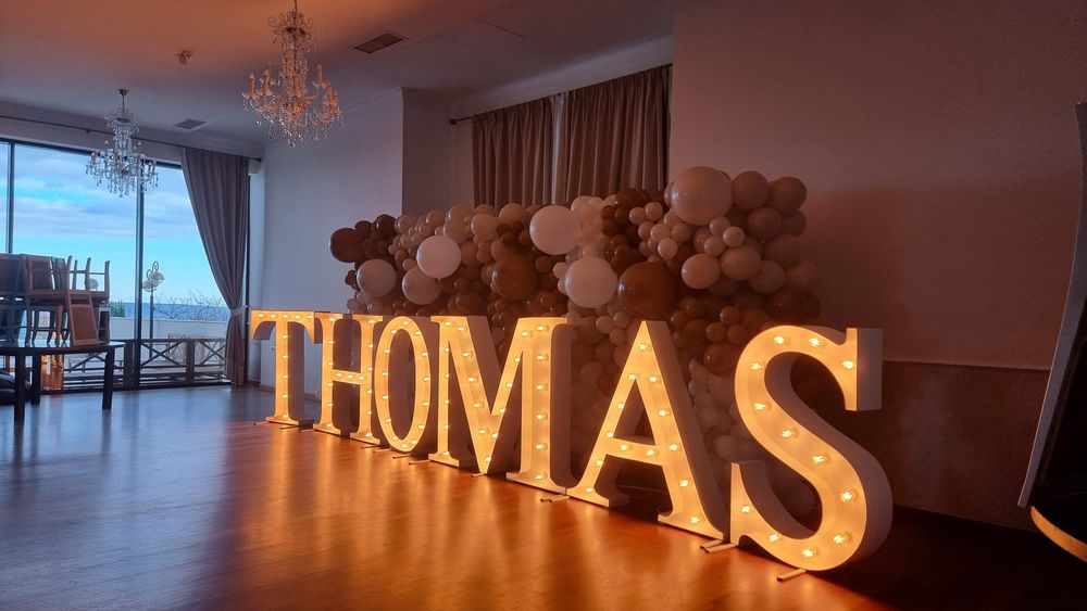 Inchiriez litere volumetrice luminoase evenimente - Majorate, nunti