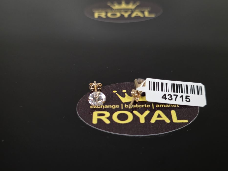 Bijuteria Royal: Cercei aur 14k/1.02 gr