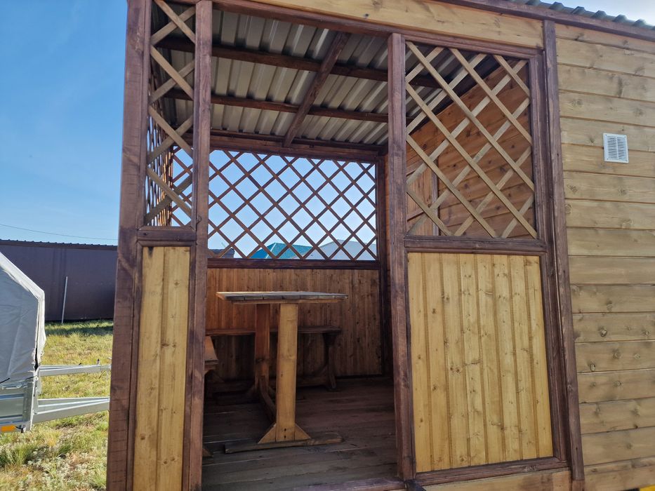 Продам баню с беседкой 5×2