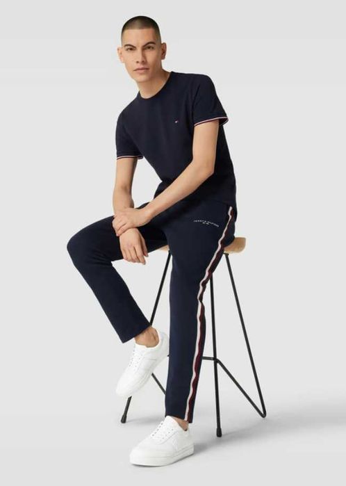 Pantofi sport casual 40 premium Tommy Hilfiger NOI piele naturala moale alb