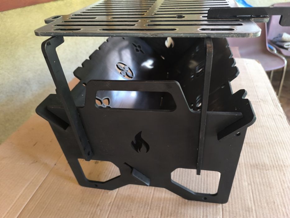 Grătar 6 mm demontabil vopsea 800 grade
