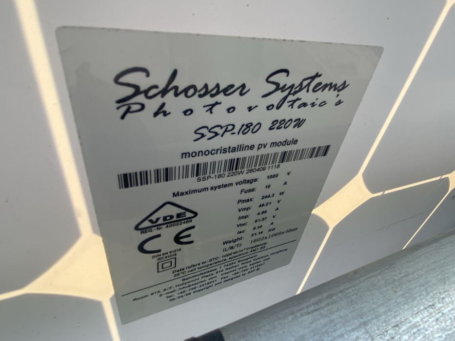 Panouri fotovoltaice 245w la 100lei bucata