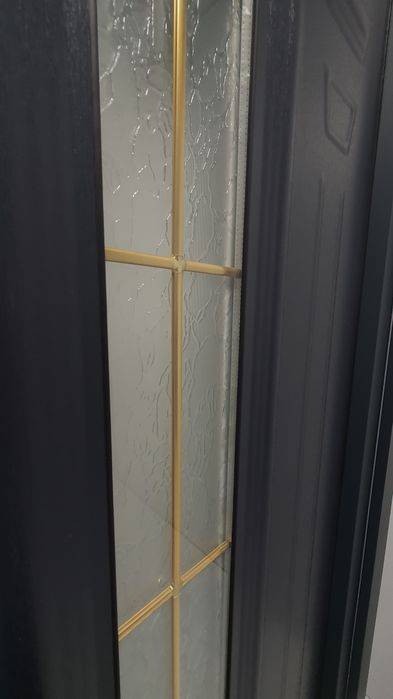 Usa de termopan lemn+aluminium exterior de calitate premium
