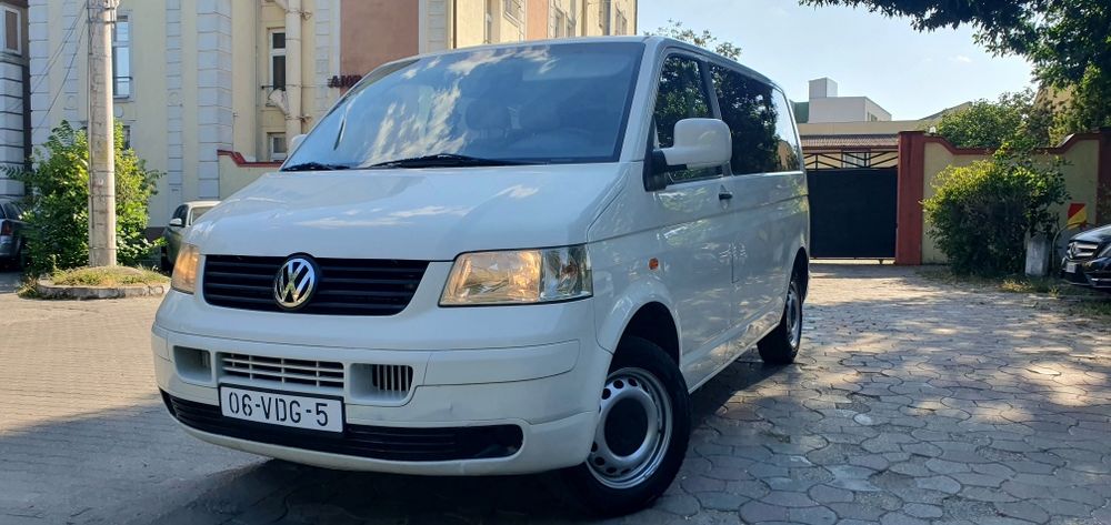 Volkswagen Transporter T5 1.9 tdi, 102 ,clima, 6 locuri , dublacabina, mixt