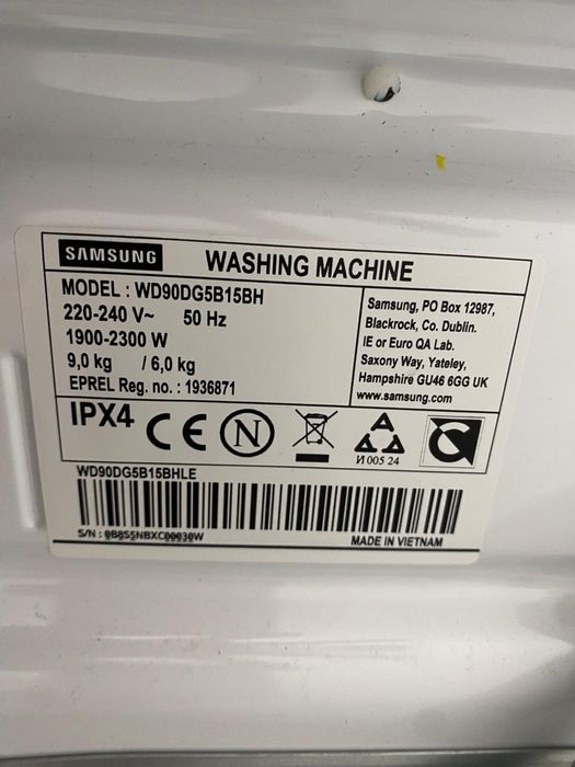 Masina de spalat cu uscator SAMSUNG