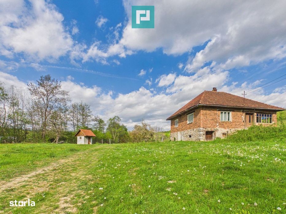 Casă cu teren de 17.681 mp, în loc. Hălmăgel, Arad