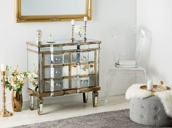 NOU Comoda cu 6 sertare, oglinda