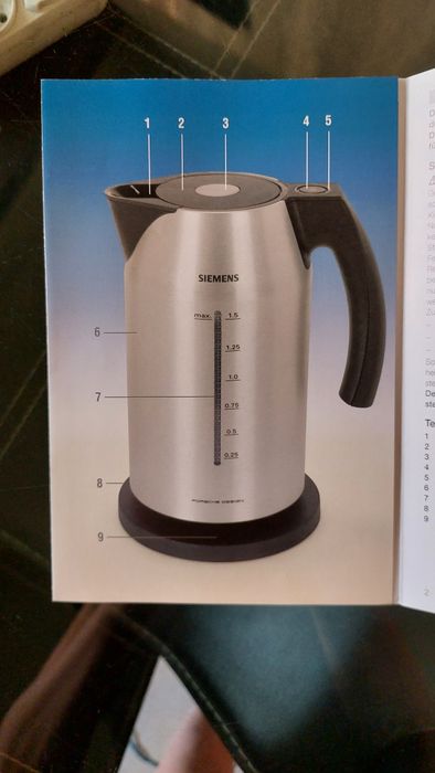 Электрический чайник Siemens TW911P2