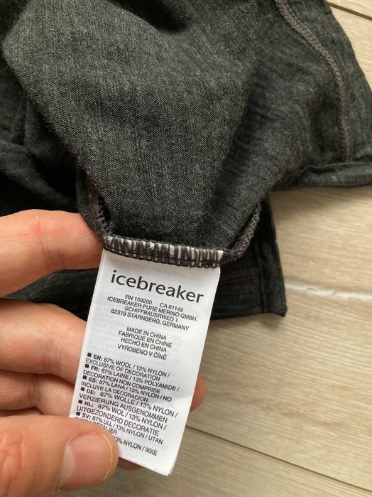 Icebreaker merino wool мерино мъжка тениска размер XL