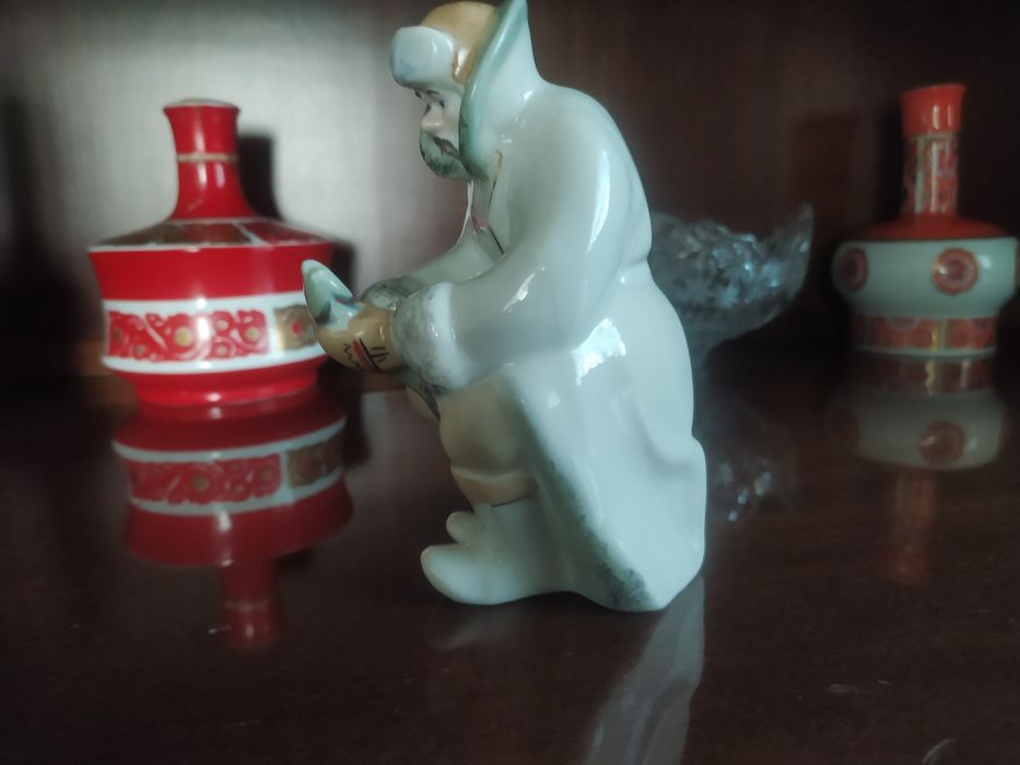 Статуэтка зимняя рыбалка