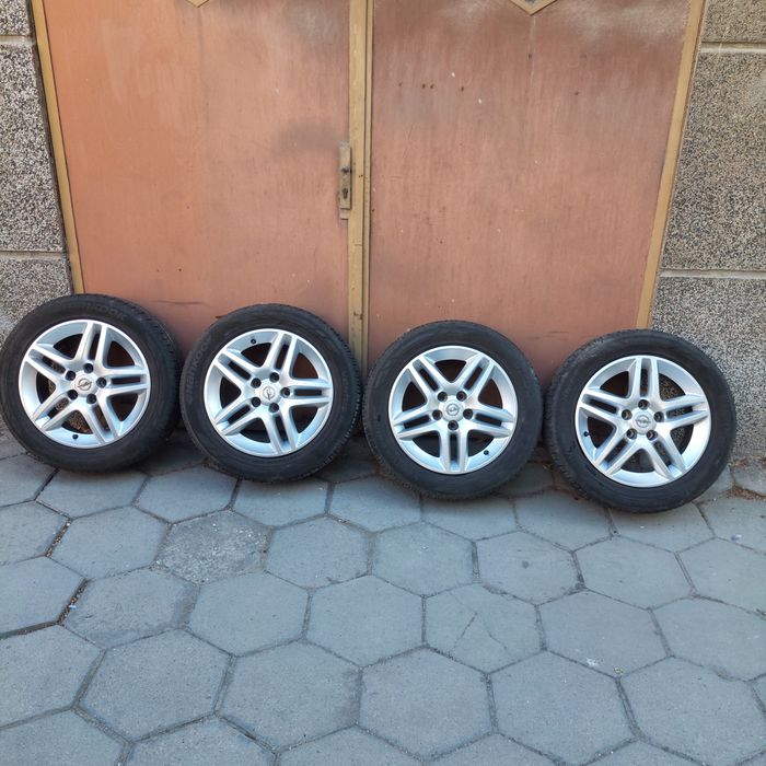 Оригинални алуминиеви джанти за Opel 16 5x110x16 ет39 с гуми 205х55х16