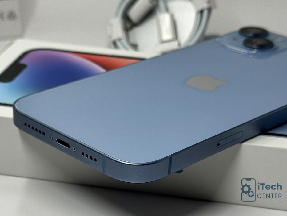iPhone 14 Plus, 256GB, Blue, 100% батерия, КАТО НОВ, 1г. ГАРАНЦИЯ!
