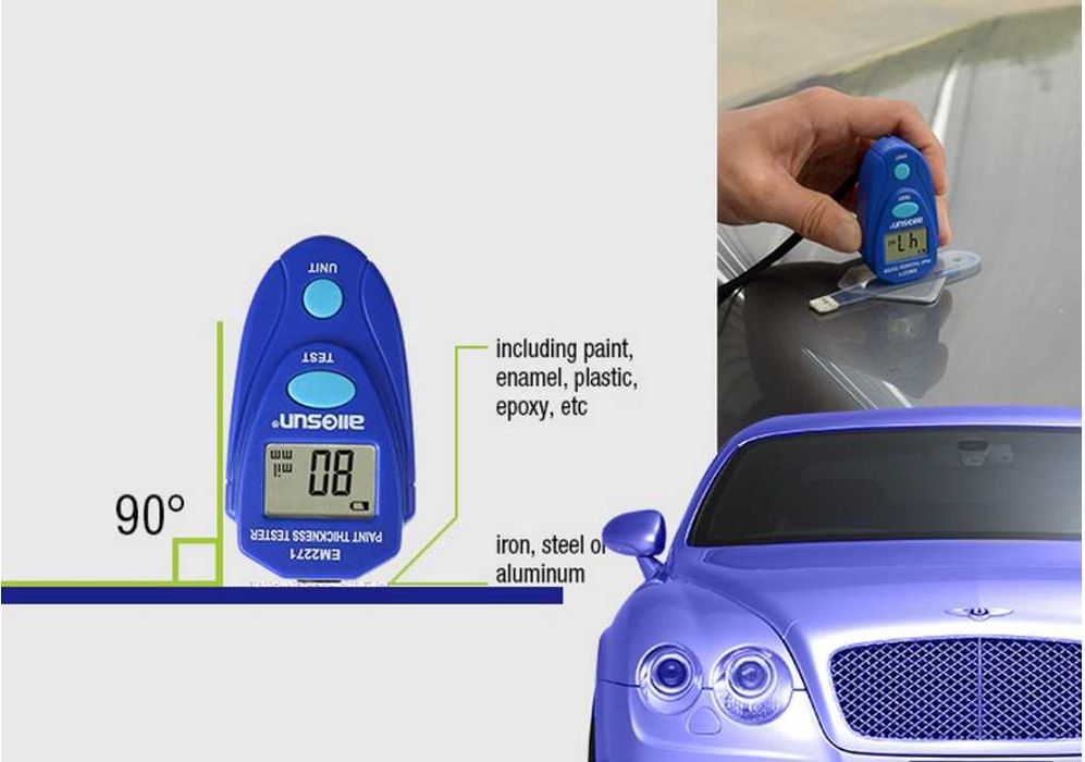 Тестер за дебелината на лаковото покритие за автомобили