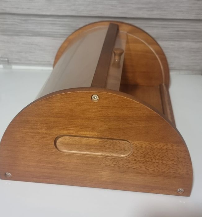 Хлебница откидная из бамбука