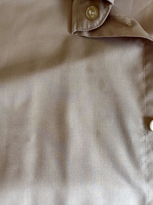 Мужская однотонная рубашка