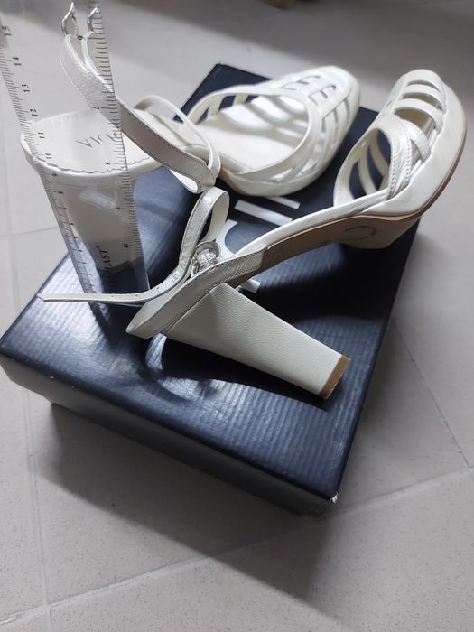 Sandale cu platforma, piele, mas 39