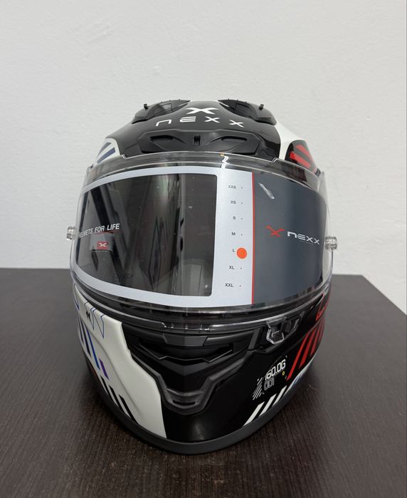 Casca moto Nexx X.R3R Out Brake, bicolora, noua, factura si garantie