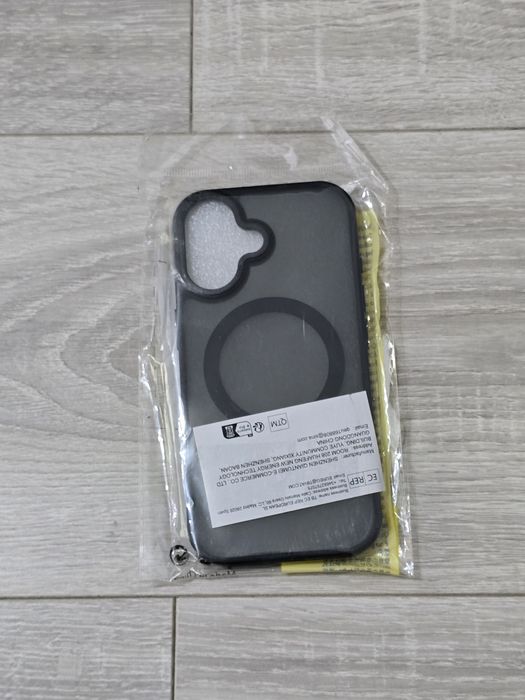 Husă iPhone 17 MagSafe Slim Antishock – Neagră