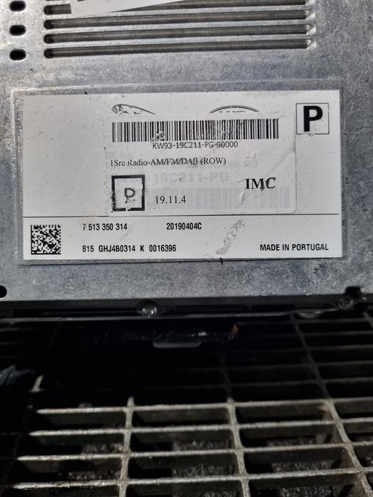 Cd player Jaguar E - PACE 2017 - 2020 (1376) 7513350314 Garantie
