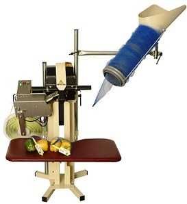 Masina ambalat fructe si legume in plasa tubulara-Varianta electrica