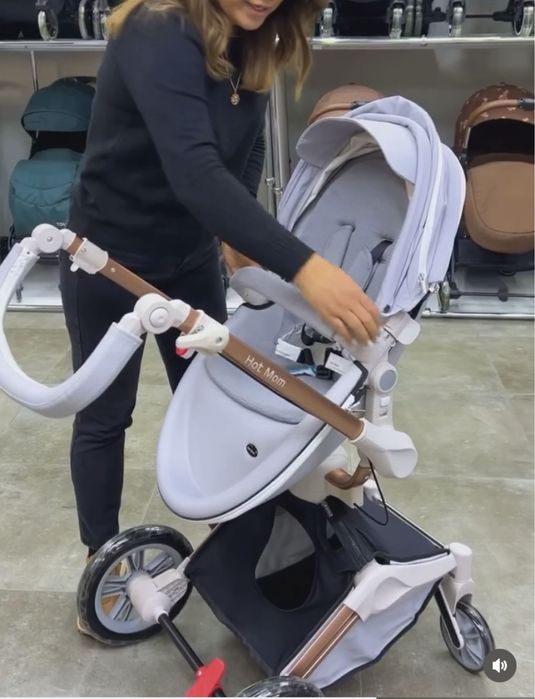 Коляска 2 в 1 Hot Mom F23