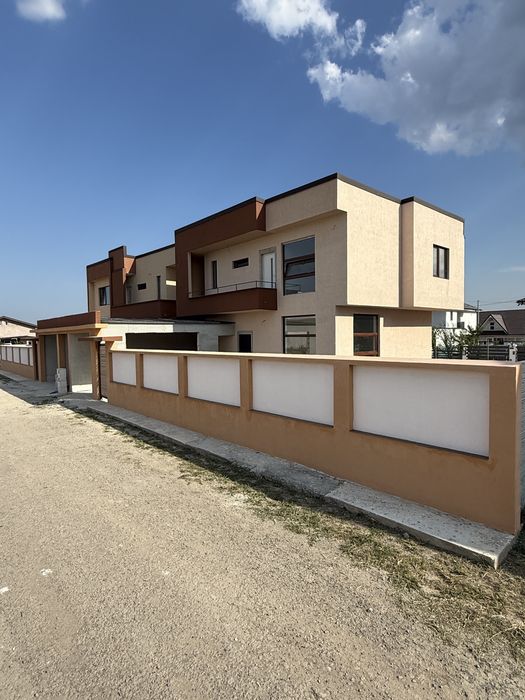 Vila P+1, 4 camere, placa beton,proiect Mediteranean,Valu lui Traian