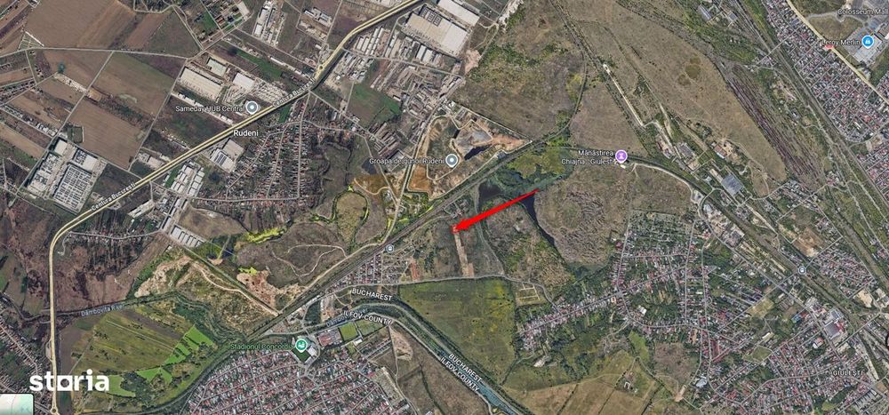 OCAZIE: Teren intravilan 590 mp, construcții sau investitie
