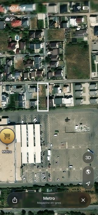 Teren de vanzare (600 m2) - zona Metro , Galati