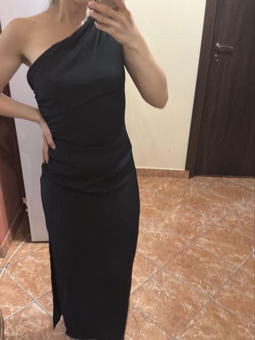 Rochie cu deschidere laterala, adimetrica, M, Mango, cu eticheta