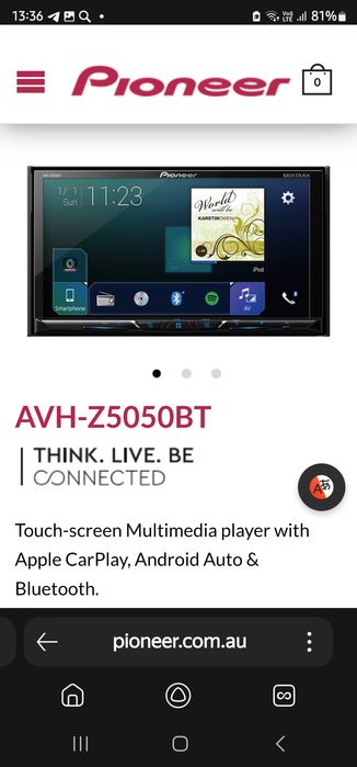 Pioneer z-5050   Pioneer AVH-Z5050BT